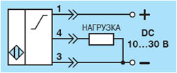 Схема подключения бесконтактного выключателя
